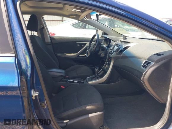 2015 Hyundai Elantra SE with VIN 5NPDH4AE7FH592603, listed as a IAAI auction lot 42155612 with 128,251 mi miles and . Bid and sale history available at DreamBid. Image 5.
