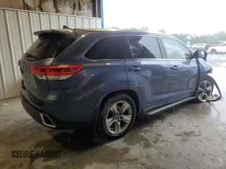 2018 Toyota Highlander Limited with VIN 5TDDZRFH0JS491953, listed as a Copart auction lot 58391675 with 212,019 mi miles and Salvage title. Bid and sale history available at DreamBid. Image 3.