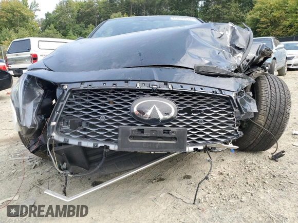 2021 Infiniti Q60 Luxe with VIN JN1EV7KL4MM470492, listed as a Copart auction lot 69246014 with 23,719 mi miles and Salvage title. Bid and sale history available at DreamBid. Image 5.