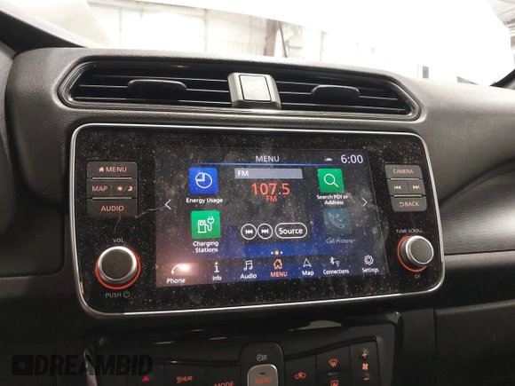 2023 Nissan LEAF SV Plus with VIN 1N4CZ1CV6PC553041, listed as a IAAI auction lot 42076867 with 19,732 mi miles and . Bid and sale history available at DreamBid. Image 18.