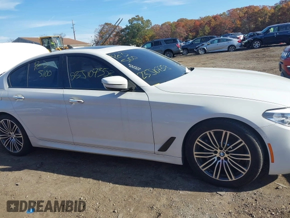 2018 BMW 5 Series 530i xDrive with VIN WBAJA7C58JG907988, listed as a IAAI auction lot 38011708 with Not provided miles and . Bid and sale history available at DreamBid. Image 12.