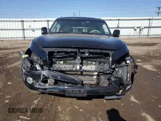 2014 Infiniti QX80 with VIN JN8AZ2NC0E9351135, listed as a Copart auction lot 52055355 with 0 mi miles and Salvage Title. Bid and sale history available at carsss.com. Image 5.