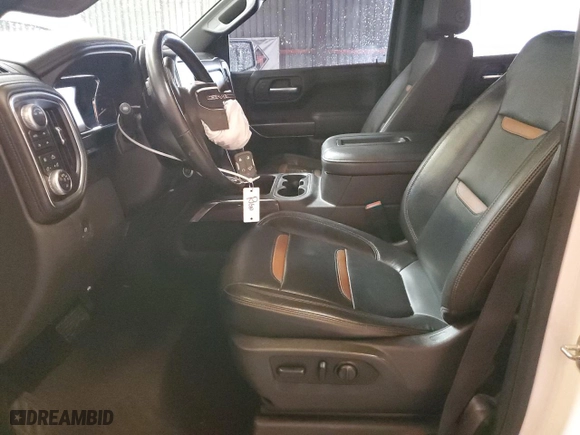 2020 GMC Sierra 1500 AT4 with VIN 3GTP9EEL0LG102340, listed as a Copart auction lot 49222405 with 108,474 mi miles and Salvage Title. Bid and sale history available at carsss.com. Image 7.