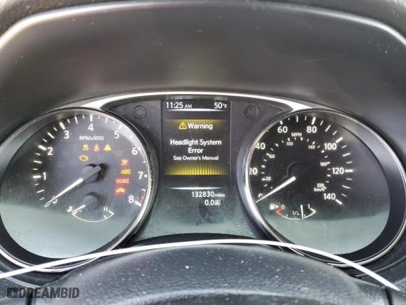 2016 Nissan Rogue SV with VIN KNMAT2MV8GP626068, listed as a Copart auction lot 46903285 with 132,830 mi miles and Salvage Title. Bid and sale history available at carsss.com. Image 9.