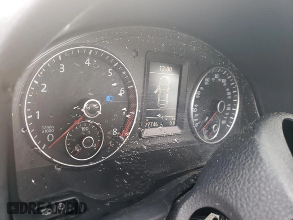 2013 Volkswagen Eos Komfort with VIN WVWBW8AH1DV006523, listed as a Copart auction lot 52037965 with 77,746 mi miles and Salvage Title. Bid and sale history available at DreamBid. Image 9.