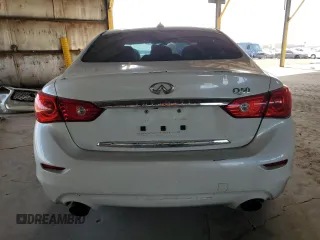2017 Infiniti Q50 Premium with VIN JN1EV7AP3HM743044, listed as a Copart auction lot 52437985 with 116,193 mi miles and Salvage Title. Bid and sale history available at carsss.com. Image 6.