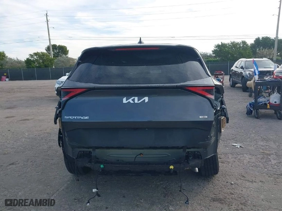 2023 Kia Sportage Hybrid LX with VIN KNDPU3AG2P7083531, listed as a IAAI auction lot 41250562 with 14,241 mi miles. Bid and sale history available at carsss.com. Image 17.