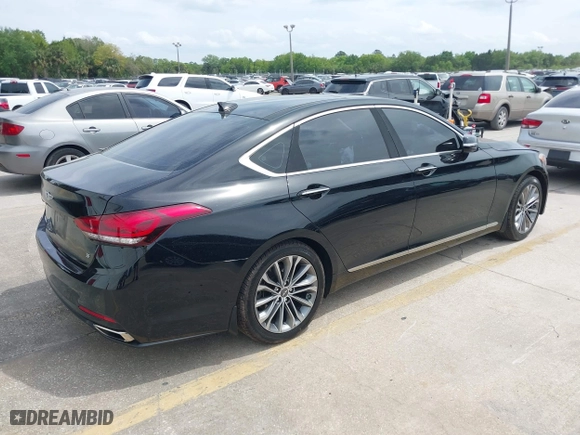 2016 Hyundai Genesis 3.8L with VIN KMHGN4JE6GU106694, listed as a IAAI auction lot 41865148 with 161,659 mi miles. Bid and sale history available at carsss.com. Image 4.