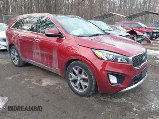 2016 Kia Sorento SX with VIN 5XYPKDA55GG107544, listed as a IAAI auction lot 41346594 with 107,309 mi miles. Bid and sale history available at carsss.com. Image 1.