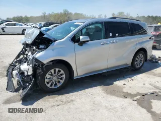 2024 Toyota Sienna XLE z VIN 5TDYRKEC5RS212975, wystawiony jako Copart lot #50904095 z przebiegiem Nie podano mil oraz Szkody całkowita. Historia ofert i sprzedaży dostępna na DreamBid. Obrazek 1.