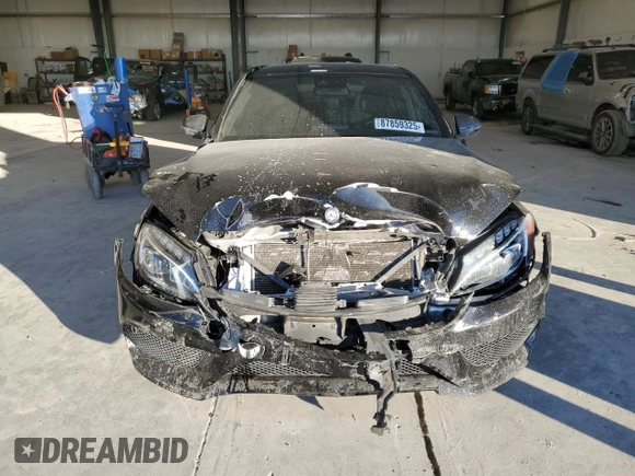 2017 Mercedes-Benz C 43 AMG with VIN 55SWF6EB7HU209463, listed as a Copart auction lot 87859325 with 99,801 mi miles and Salvage Title. Bid and sale history available at DreamBid. Image 5.