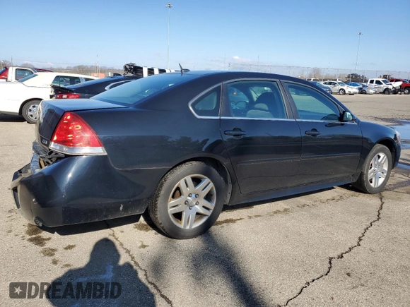 2013 Chevrolet Impala LT with VIN 2G1WG5E39D1101479, listed as a Copart auction lot 50338075 with 136,968 mi miles and Clean Title. Bid and sale history available at DreamBid. Image 3.