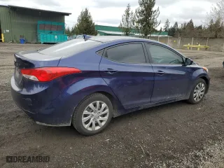 2012 Hyundai Elantra GLS PZEV with VIN 5NPDH4AE2CH062907, listed as a Copart auction lot 48161985 with 196,095 mi miles and Salvage Title. Bid and sale history available at carsss.com. Image 3.