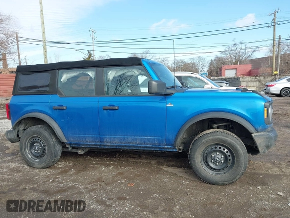 2022 Ford Bronco with VIN 1FMDE5BH1NLB71120, listed as a IAAI auction lot 41723502 with 56,387 mi miles and . Bid and sale history available at DreamBid. Image 13.