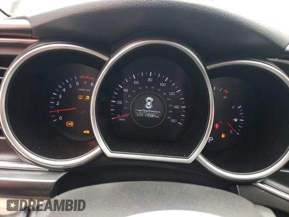 2014 Kia Optima LX with VIN 5XXGM4A77EG331363, listed as a Copart auction lot 53733755 with 135,081 mi miles and Salvage title. Bid and sale history available at DreamBid. Image 9.