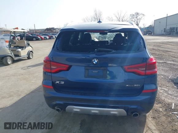 2021 BMW X3 xDrive30i with VIN 5UXTY5C08M9G21116, listed as a IAAI auction lot 41834586 with 51,441 mi miles and . Bid and sale history available at DreamBid. Image 16.