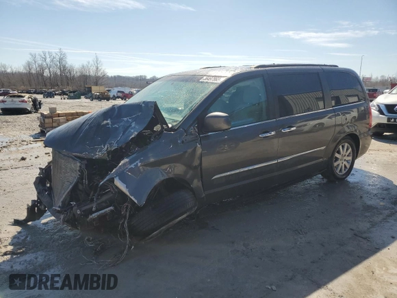 2015 Chrysler Town & Country Touring with VIN 2C4RC1BG7FR716665, listed as a Copart auction lot 46497865 with 0 mi miles and Salvage Title. Bid and sale history available at carsss.com. Image 1.