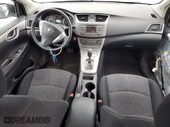 2014 Nissan Sentra SV with VIN 3N1AB7AP6EY273009, listed as a Copart auction lot 59898435 with 35,460 mi miles and Salvage title. Bid and sale history available at DreamBid. Image 8.