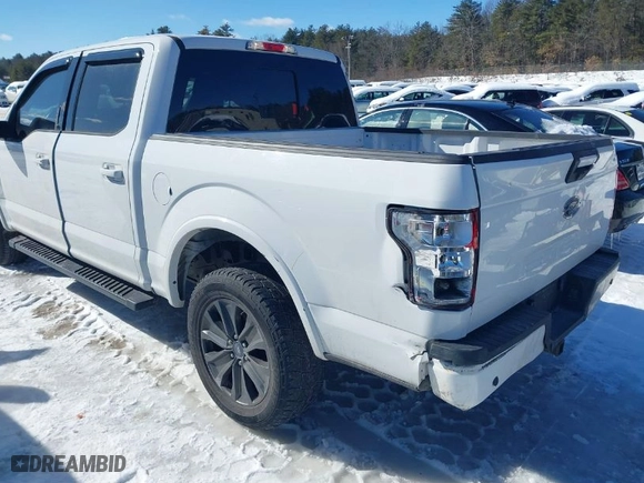 2018 Ford F-150 XL with VIN 1FTEW1EG0JFD00989, listed as a IAAI auction lot 41594959 with 138,951 mi miles. Bid and sale history available at carsss.com. Image 3.