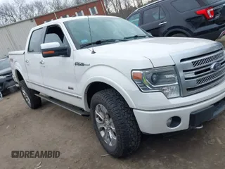 2014 Ford F-150 XL with VIN 1FTFW1ET0EFB74818, listed as a IAAI auction lot 41716068 with 120,436 mi miles. Bid and sale history available at carsss.com. Image 1.