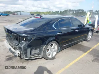 2008 Lexus LS 460 LWB with VIN JTHGL46F685021649, listed as a IAAI auction lot 41917829 with 1 mi miles. Bid and sale history available at carsss.com. Image 4.