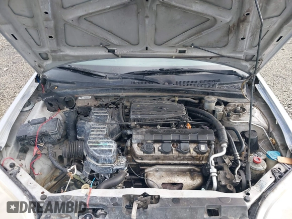 2003 Honda Civic LX with VIN 1HGEM21593L008943, listed as a IAAI auction lot 41662938 with 286,705 mi miles and . Bid and sale history available at DreamBid. Image 10.