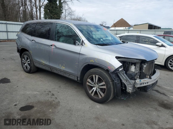 2016 Honda Pilot EX-L with VIN 5FNYF6H50GB028154, listed as a Copart auction lot 47407005 with Not Provided miles and Salvage Title. Bid and sale history available at DreamBid. Image 4.