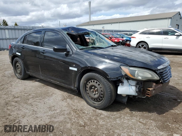 2012 Chrysler 200 LX with VIN 1C3CCBAB6CN297559, listed as a Copart auction lot 52880505 with Not Provided miles and Salvage Title. Bid and sale history available at DreamBid. Image 4.