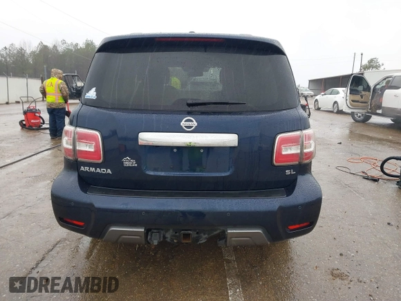 2020 Nissan Armada SL with VIN JN8AY2ND3L9110873, listed as a IAAI auction lot 41272945 with 109,968 mi miles. Bid and sale history available at carsss.com. Image 16.