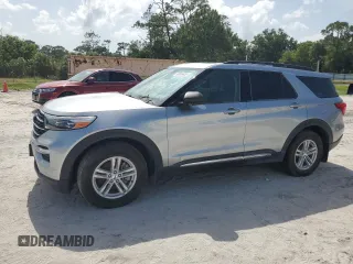2021 Ford Explorer XLT z VIN 1FMSK8DH2MGB41775, wystawiony jako Copart lot #60099855 z przebiegiem 25 700 mil mil oraz Czysty tytuł • Clean title. Historia ofert i sprzedaży dostępna na DreamBid. Obrazek 1.