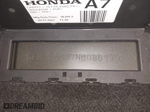 2022 Honda Pilot Sport with VIN 5FNYF6H37NB086970, listed as a IAAI auction lot 41904244 with 18,533 mi miles. Bid and sale history available at carsss.com. Image 18.
