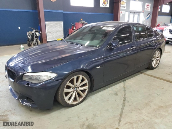 2012 BMW 5 Series 535i xDrive with VIN WBAFU7C50CDU57741, listed as a Copart auction lot 47271275 with 125,306 mi miles and Clean Title. Bid and sale history available at carsss.com. Image 1.