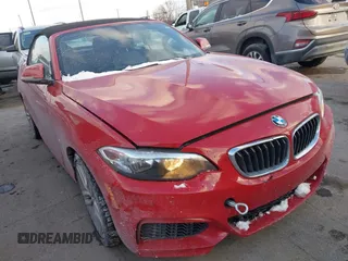 2016 BMW 2 Series 228i xDrive with VIN WBA1L9C56GV324278, listed as a IAAI auction lot 41414710 with 101,785 mi miles. Bid and sale history available at carsss.com. Image 1.