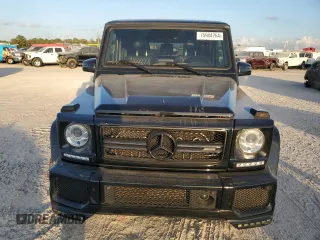 2017 Mercedes-Benz G-Class AMG G 63 with VIN WDCYC7DFXHX276880, listed as a Copart auction lot 76984264 with 91,955 mi miles and Salvage Title. Bid and sale history available at carsss.com. Image 5.