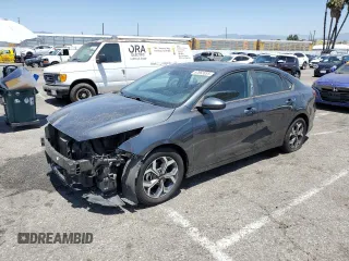 2019 Kia Forte LXS with VIN 3KPF24AD1KE082005, listed as a Copart auction lot 57863855 with 104,043 mi miles and Salvage title. Bid and sale history available at DreamBid. Image 1.
