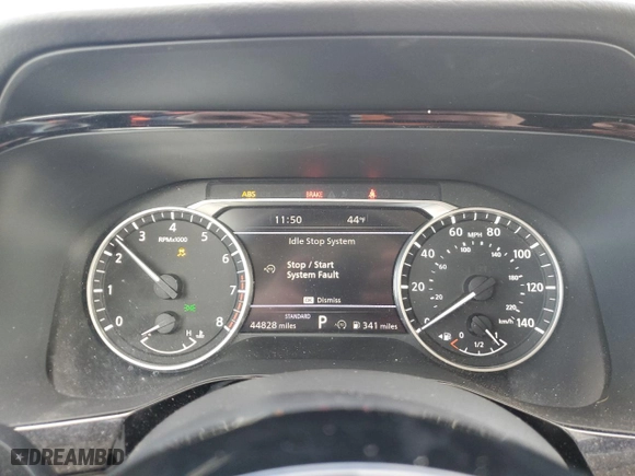 2022 Nissan Pathfinder SL with VIN 5N1DR3CA2NC225163, listed as a Copart auction lot 87971695 with 44,828 mi miles and Salvage Title. Bid and sale history available at carsss.com. Image 9.