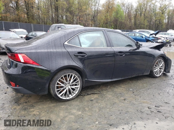 2016 Lexus IS 300/350 with VIN JTHCM1D25G5012143, listed as a Copart auction lot 51346405 with 110,106 mi miles and Salvage Title. Bid and sale history available at DreamBid. Image 3.