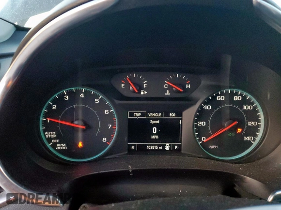 2021 Chevrolet Malibu LT with VIN 1G1ZD5ST2MF013456, listed as a Copart auction lot 50464905 with 102,615 mi miles and Salvage Title. Bid and sale history available at DreamBid. Image 9.