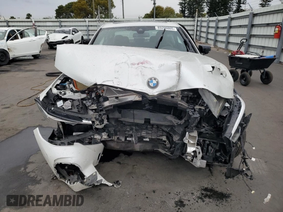 2021 BMW 3 Series 330e with VIN 3MW5P7J06M8B79274, listed as a Copart auction lot 89200865 with 28,381 mi miles and Salvage Title. Bid and sale history available at carsss.com. Image 5.