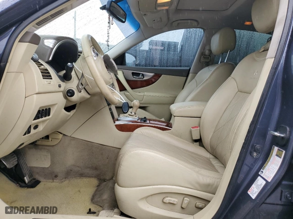 2009 Infiniti FX35 with VIN JNRAS18U69M102629, listed as a Copart auction lot 44270135 with 188,718 mi miles and Salvage Title. Bid and sale history available at carsss.com. Image 7.