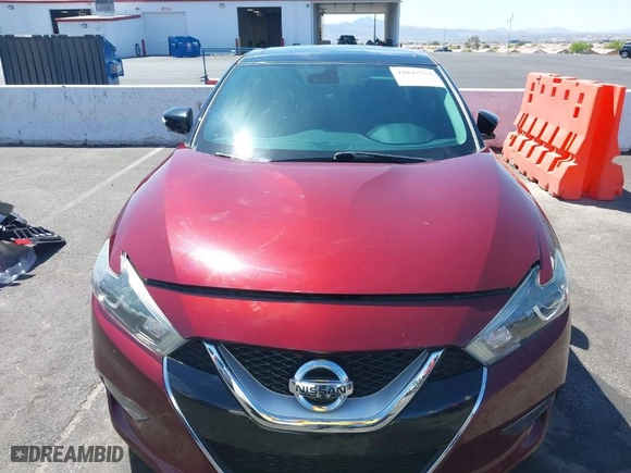 2017 Nissan Maxima SR with VIN 1N4AA6AP4HC456664, listed as a IAAI auction lot 42045759 with 51,264 mi miles. Bid and sale history available at carsss.com. Image 12.