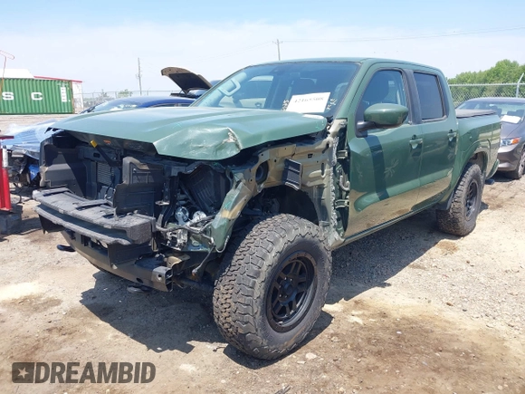 2022 Nissan Frontier SV with VIN 1N6ED1EK2NN617109, listed as a IAAI auction lot 42165508 with 44,504 mi miles and . Bid and sale history available at DreamBid. Image 19.