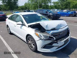 2016 Hyundai Sonata SE with VIN 5NPE24AF1GH312156, listed as a IAAI auction lot 42405156 with 145,124 mi miles and . Bid and sale history available at DreamBid. Image 1.