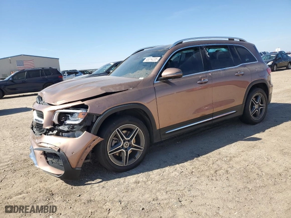 2022 Mercedes-Benz GLB with VIN W1N4M4HB9NW197802, listed as a Copart auction lot 46314235 with 30,352 mi miles and Salvage Title. Bid and sale history available at carsss.com. Image 1.