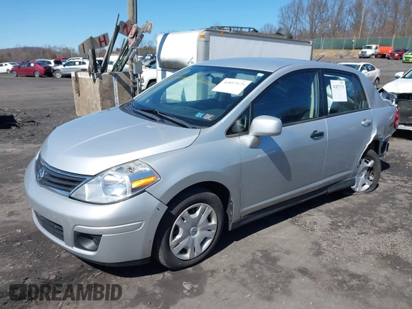 2011 Nissan Versa 1.8 S with VIN 3N1BC1AP8BL377282, listed as a IAAI auction lot 41857175 with 740,000 mi miles. Bid and sale history available at carsss.com. Image 2.