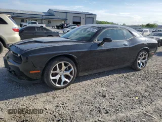 2015 Dodge Challenger SXT Plus with VIN 2C3CDZBG1FH833668, listed as a Copart auction lot 55239825 with 102,045 mi miles and Salvage title. Bid and sale history available at DreamBid. Image 1.