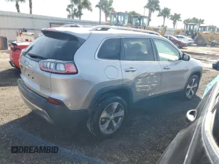 2019 Jeep Cherokee Limited with VIN 1C4PJLDB8KD123243, listed as a Copart auction lot 55253785 with Not provided miles and Non repairable. Bid and sale history available at DreamBid. Image 3.