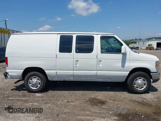 2014 Ford Econoline Cargo Commercial with VIN 1FTNE2EWXEDA81007, listed as a IAAI auction lot 42693549 with 117,457 mi miles and . Bid and sale history available at DreamBid. Image 13.