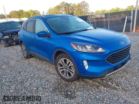 2020 Ford Escape SEL with VIN 1FMCU0H63LUA67453, listed as a IAAI auction lot 41995990 with 50,195 mi miles and . Bid and sale history available at carsss.com. Image 1.