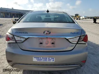 2013 Hyundai Sonata Hybrid with VIN KMHEC4A4XDA067030, listed as a Copart auction lot 42715545 with 164,008 mi miles and Non Repairable. Bid and sale history available at carsss.com. Image 6.